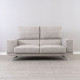 Aston Recliner Sofa, 210, Grey (with ottoman) [In-Stock x2]